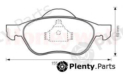 BENDIX part 573017B Brake Pad Set, disc brake