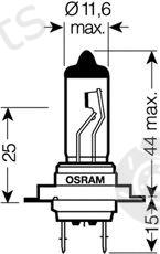  OSRAM part 64210NBP-02B (64210NBP02B) Bulb, daytime running light