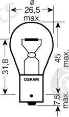  OSRAM part 7506ULT-02B (7506ULT02B) Bulb, daytime running light