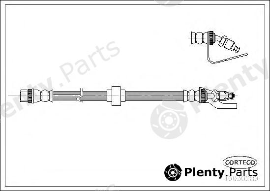  CORTECO part 19030289 Brake Hose