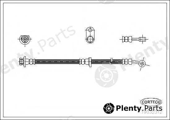  CORTECO part 19032312 Brake Hose