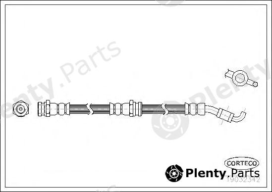  CORTECO part 19032342 Brake Hose