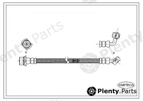  CORTECO part 19033087 Brake Hose