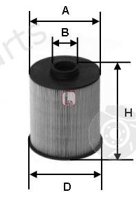  SOFIMA part S6006NE Fuel filter