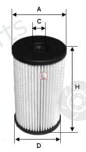  SOFIMA part S6007NE Fuel filter