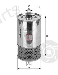 SOFIMA part S7510O Oil Filter