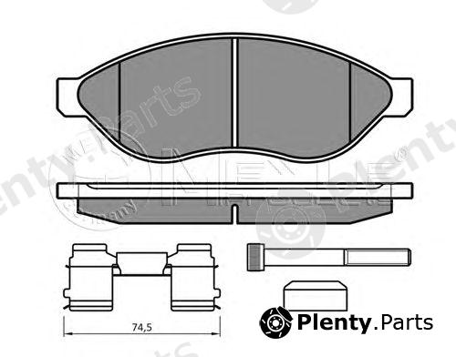  MEYLE part 0252446819/W1 (0252446819W1) Brake Pad Set, disc brake