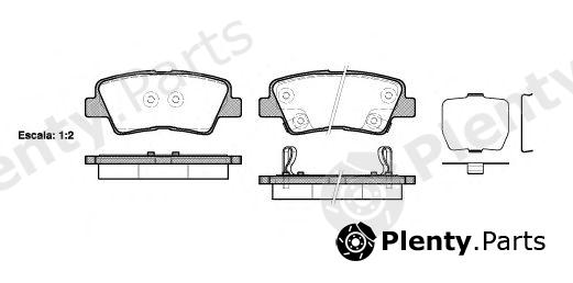  REMSA part 1362.02 (136202) Brake Pad Set, disc brake