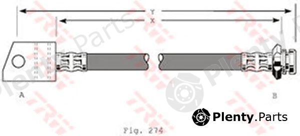  TRW part PHA348 Brake Hose