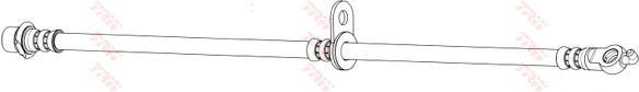  TRW part PHD1020 Brake Hose