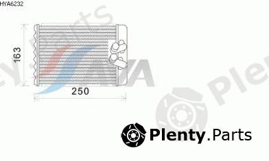  AVA QUALITY COOLING part HYA6232 Heat Exchanger, interior heating