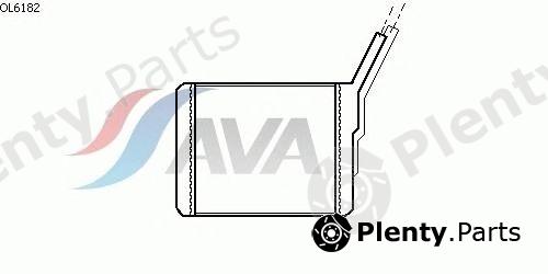  AVA QUALITY COOLING part OL6182 Heat Exchanger, interior heating