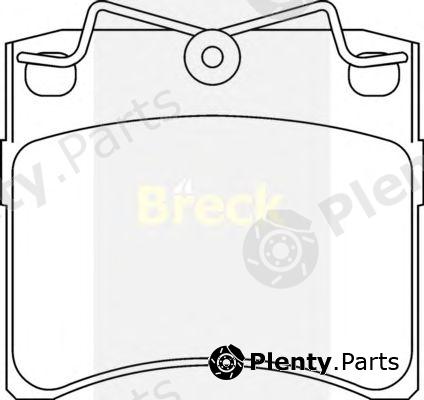  BRECK part 216350070300 Brake Pad Set, disc brake