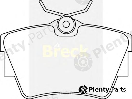  BRECK part 239800070300 Brake Pad Set, disc brake