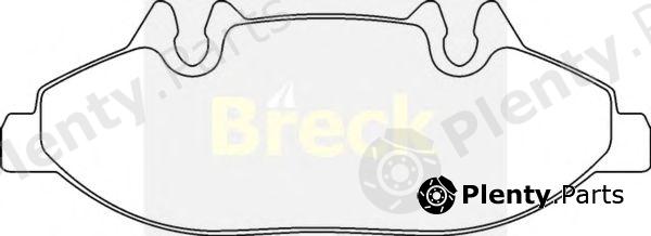  BRECK part 240070070300 Brake Pad Set, disc brake