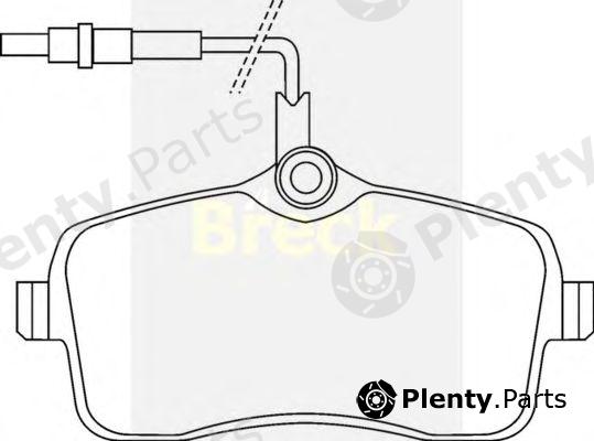  BRECK part 241340070110 Brake Pad Set, disc brake