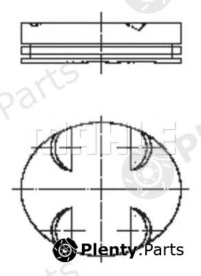  MAHLE ORIGINAL part 0830900 Piston