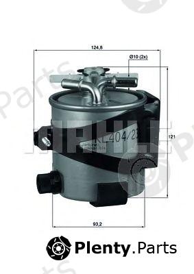  MAHLE ORIGINAL part KLH44/22 (KLH4422) Fuel filter