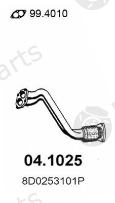 ASSO part 04.1025 (041025) Exhaust Pipe