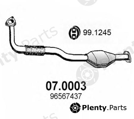  ASSO part 07.0003 (070003) Catalytic Converter