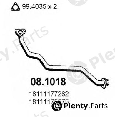  ASSO part 08.1018 (081018) Exhaust Pipe