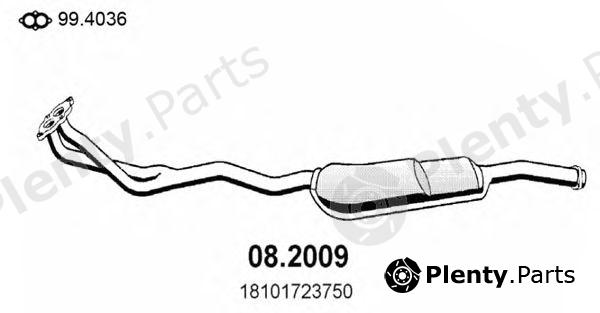  ASSO part 08.2009 (082009) Front Silencer