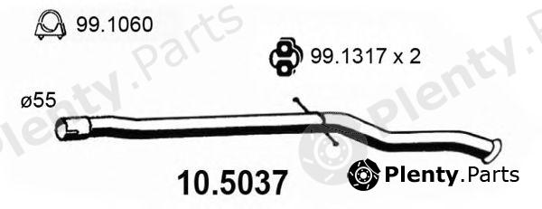  ASSO part 10.5037 (105037) Exhaust Pipe