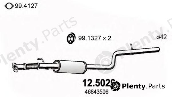  ASSO part 12.5029 (125029) Exhaust Pipe