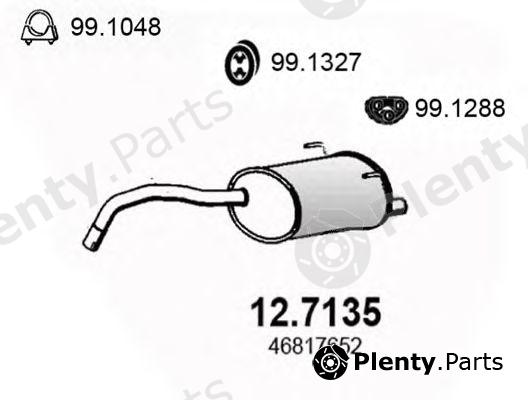  ASSO part 12.7135 (127135) End Silencer