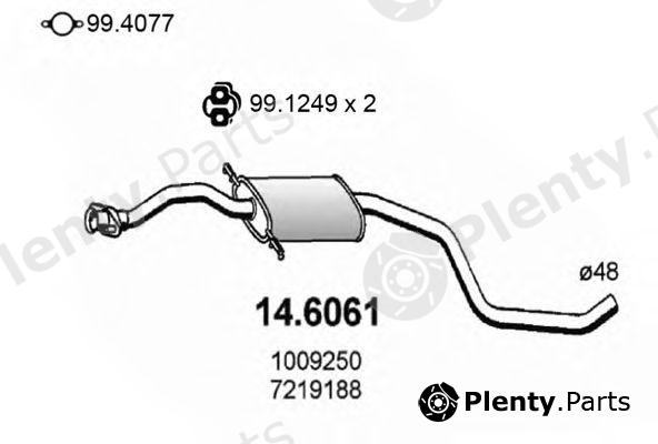  ASSO part 14.6061 (146061) Middle Silencer