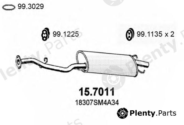  ASSO part 15.7011 (157011) End Silencer