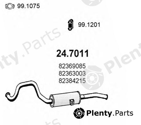  ASSO part 24.7011 (247011) End Silencer