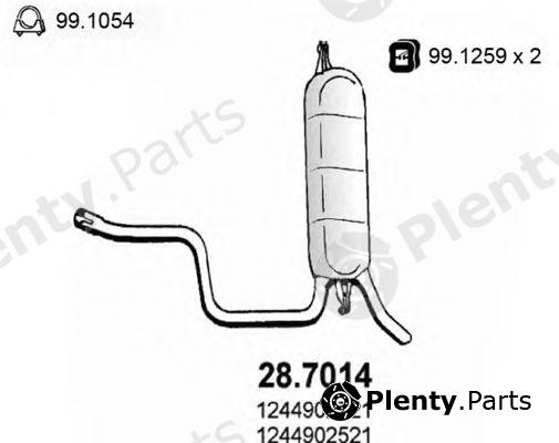  ASSO part 28.7014 (287014) End Silencer