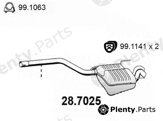  ASSO part 28.7025 (287025) End Silencer
