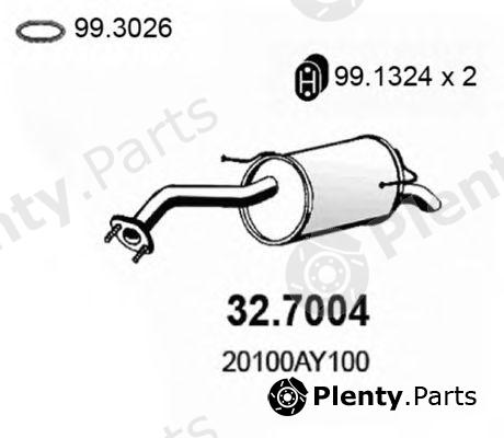  ASSO part 32.7004 (327004) End Silencer