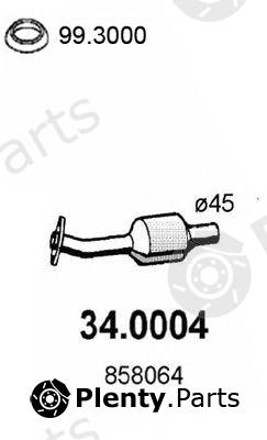  ASSO part 34.0004 (340004) Catalytic Converter