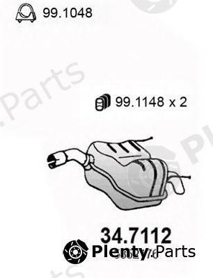  ASSO part 34.7112 (347112) End Silencer
