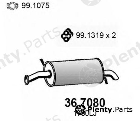  ASSO part 36.7080 (367080) End Silencer