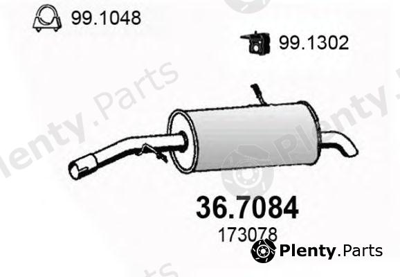  ASSO part 36.7084 (367084) End Silencer