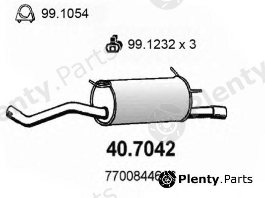  ASSO part 40.7042 (407042) End Silencer