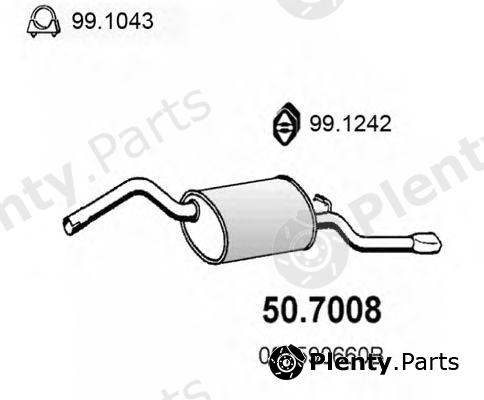  ASSO part 50.7008 (507008) End Silencer