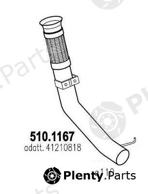  ASSO part 510.1167 (5101167) Exhaust Pipe