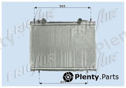  FRIGAIR part 0104.3086 (01043086) Radiator, engine cooling