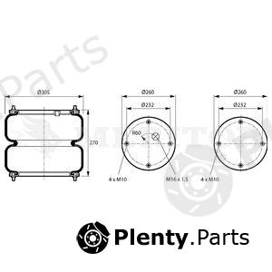 Genuine MERITOR (ROR) part MLF8191 Replacement part