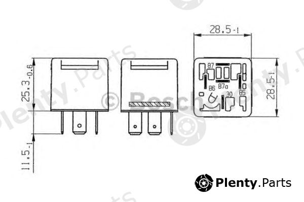  BOSCH part 0332209202 Relay, main current; Relay