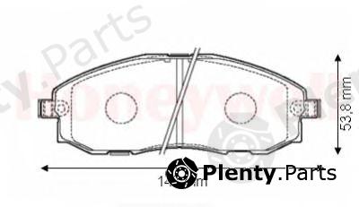  BENDIX part 572442B Brake Pad Set, disc brake