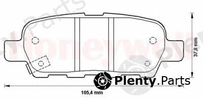  BENDIX part 572501B Brake Pad Set, disc brake