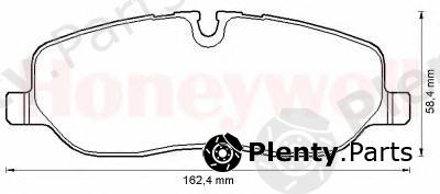  BENDIX part 572521B Brake Pad Set, disc brake