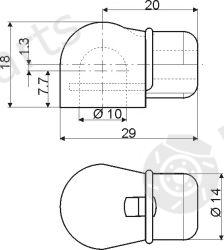  QUINTON HAZELL part 128375 Gas Spring, boot-/cargo area