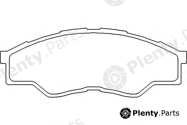  BREMBO part P83096 Brake Pad Set, disc brake